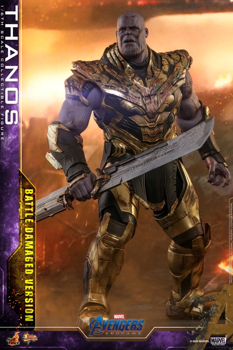AVENGERS: ENDGAME Thanos (Battle Damage Version) 1/6TH Scale Collectible Figure