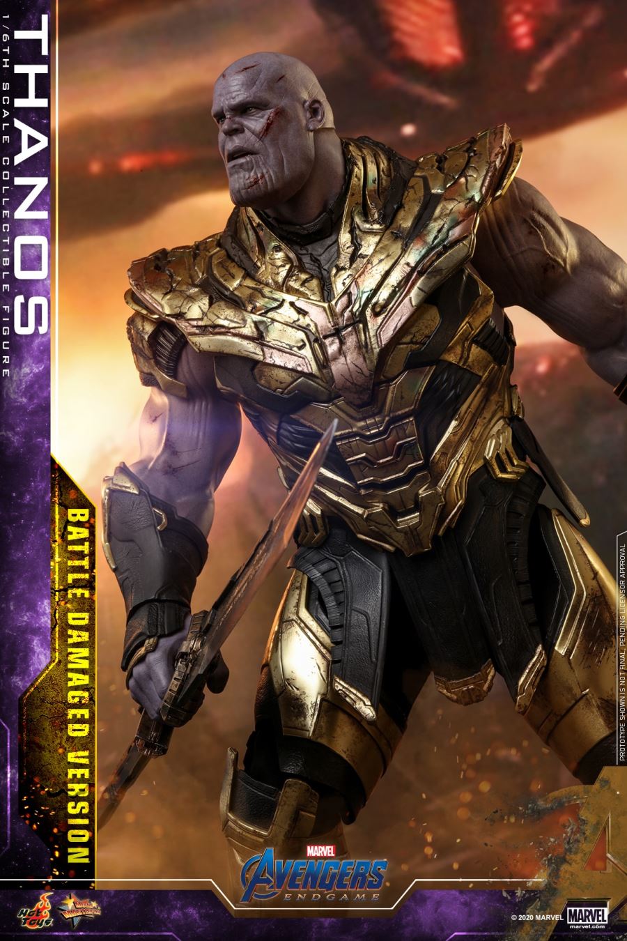 AVENGERS: ENDGAME Thanos (Battle Damage Version) 1/6TH Scale Collectible Figure