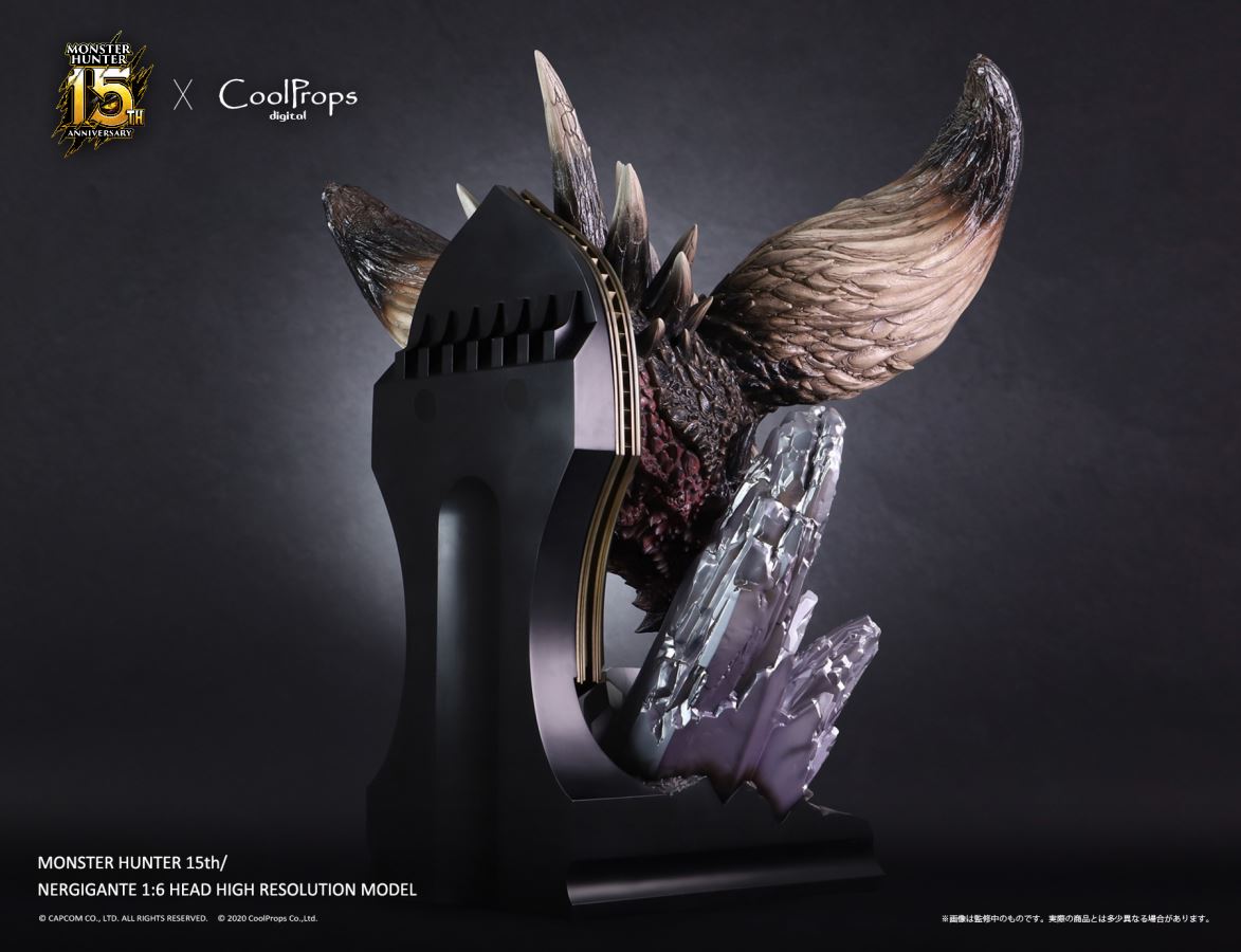 Monster Hunter 15th Anniversary - Nergigante 1/6 Head High Resolution Model
