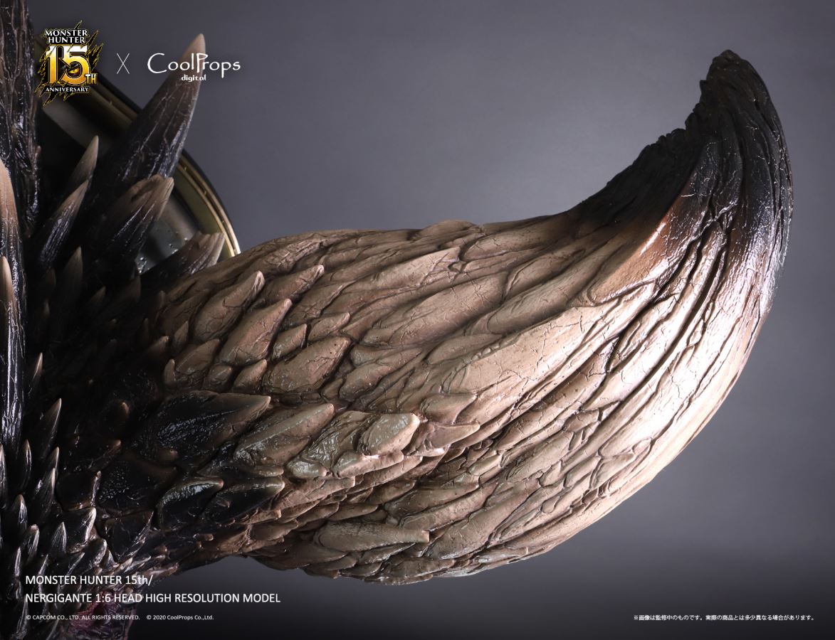 Monster Hunter 15th Anniversary - Nergigante 1/6 Head High Resolution Model