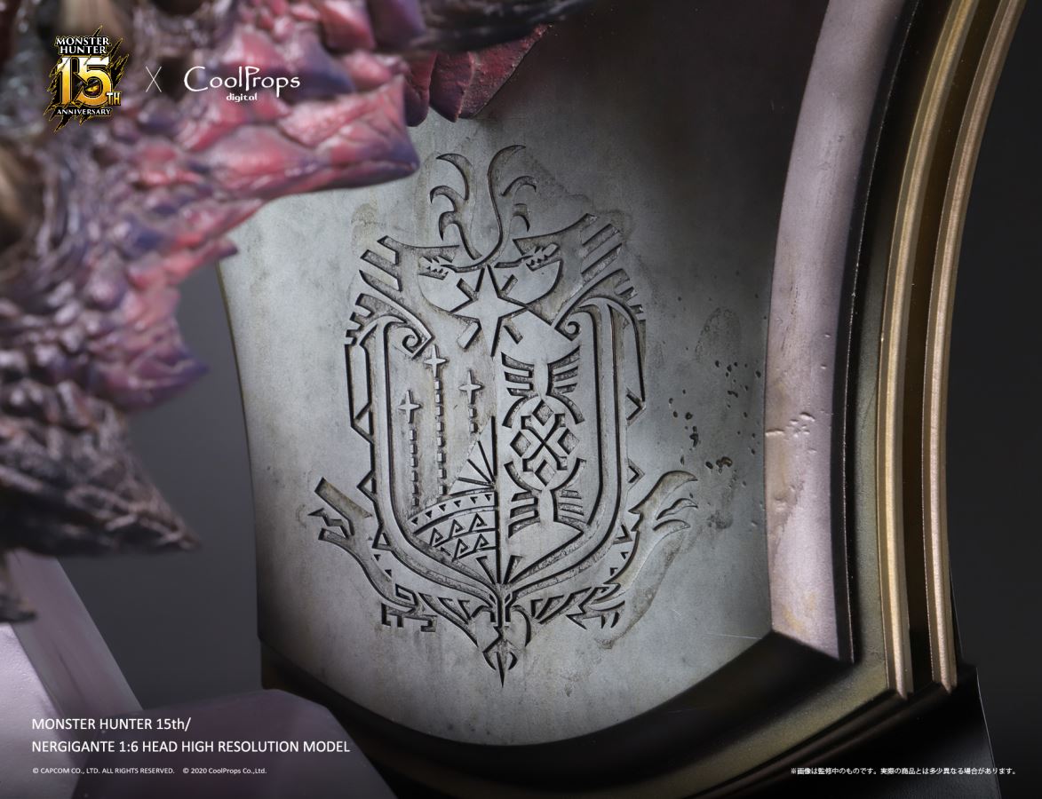 Monster Hunter 15th Anniversary - Nergigante 1/6 Head High Resolution Model