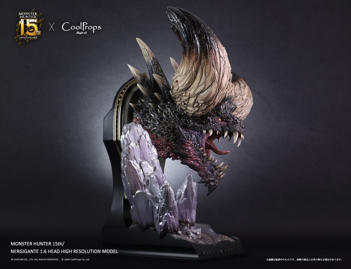Monster Hunter 15th Anniversary - Nergigante 1/6 Head High Resolution Model