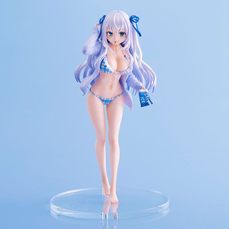 Kasu Komeshiro Illustration blue
