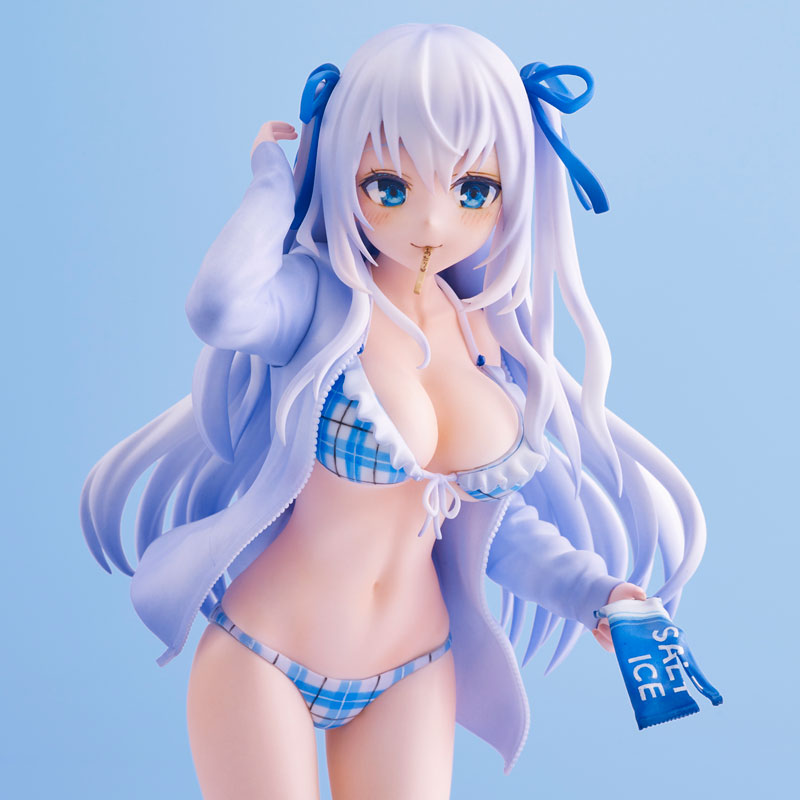 Kasu Komeshiro Illustration blue