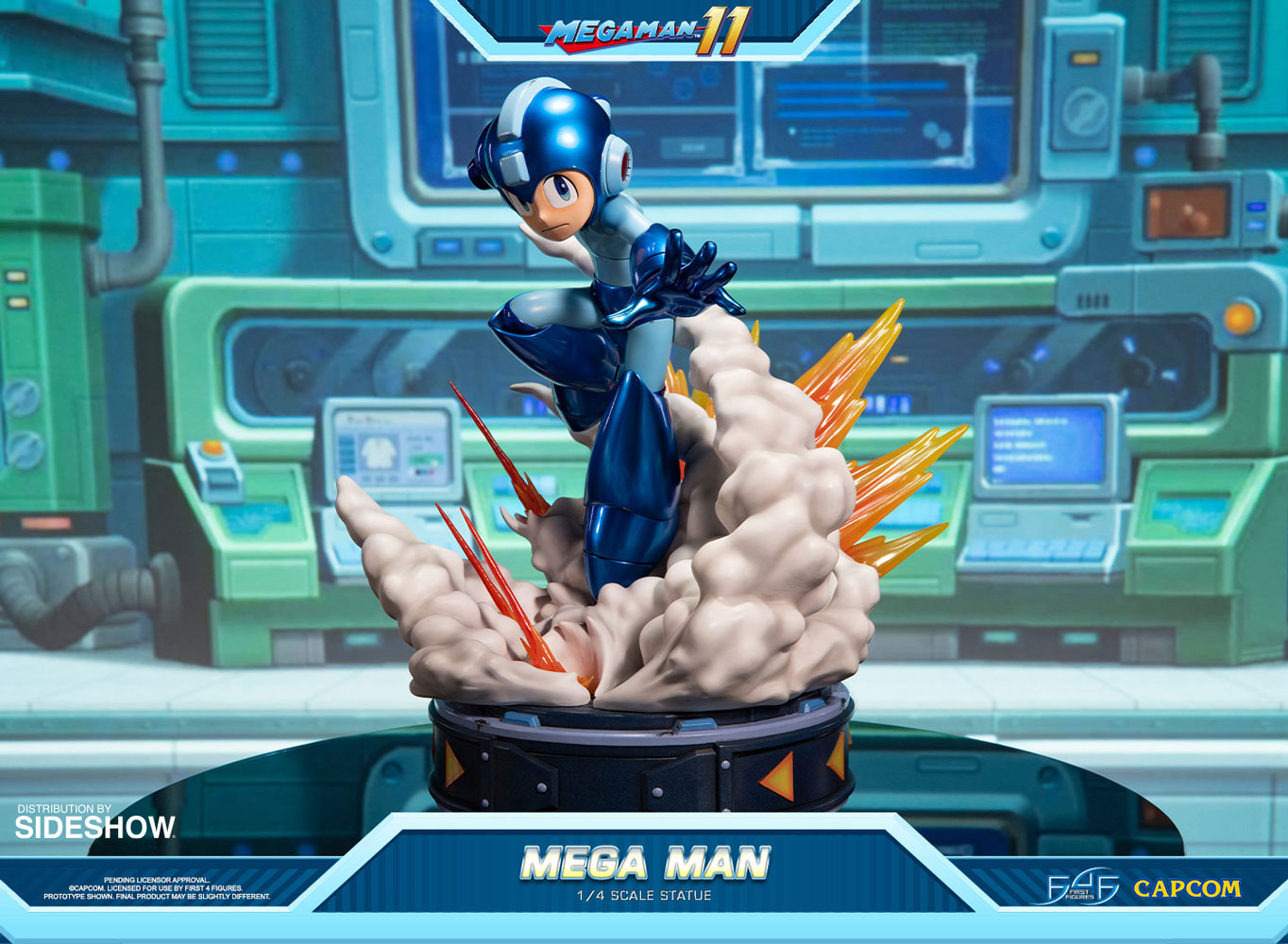 Mega Man 1/4 Scalse Statue