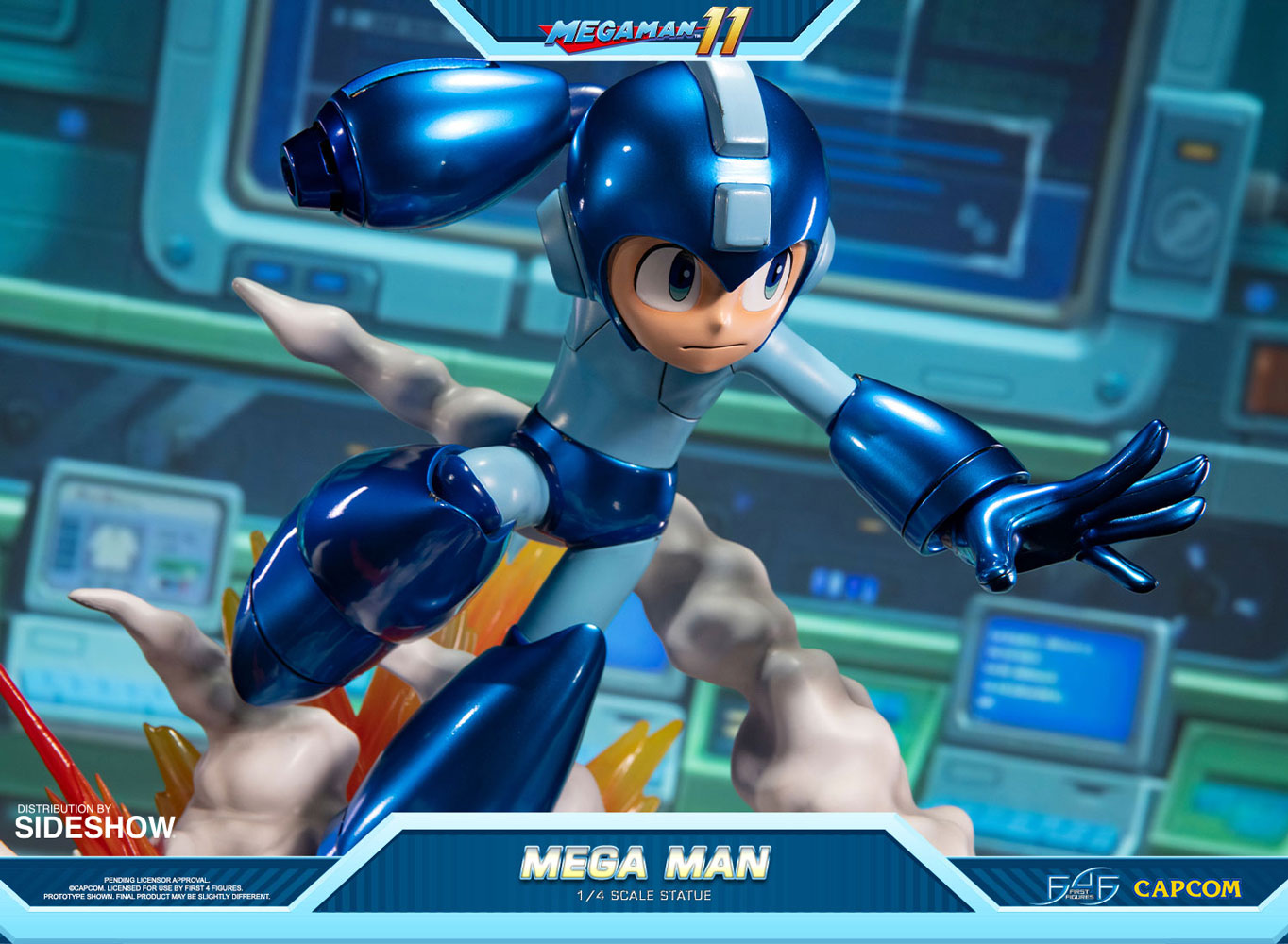 Mega Man 1/4 Scalse Statue