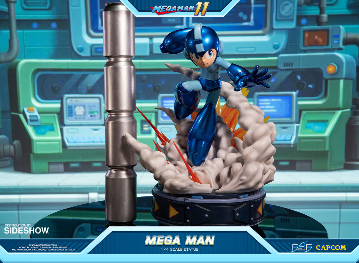 Mega Man 1/4 Scalse Statue
