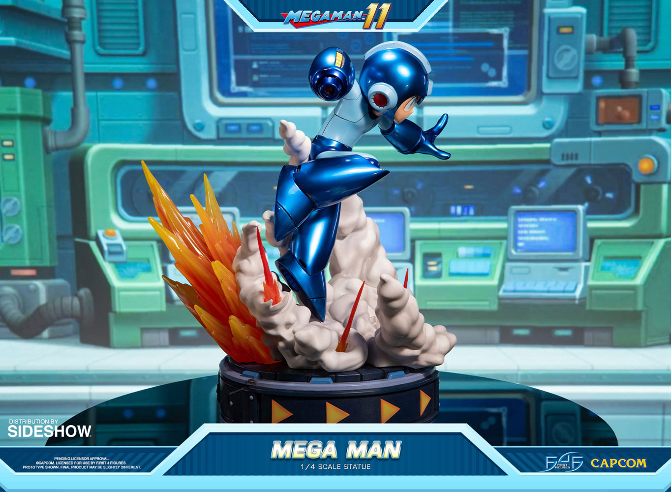 Mega Man 1/4 Scalse Statue