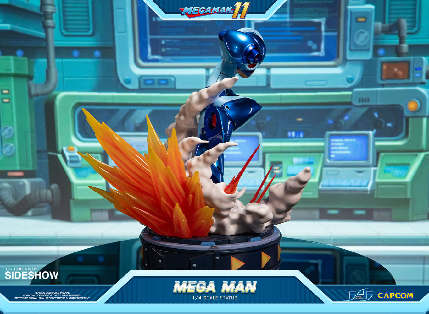 Mega Man 1/4 Scalse Statue