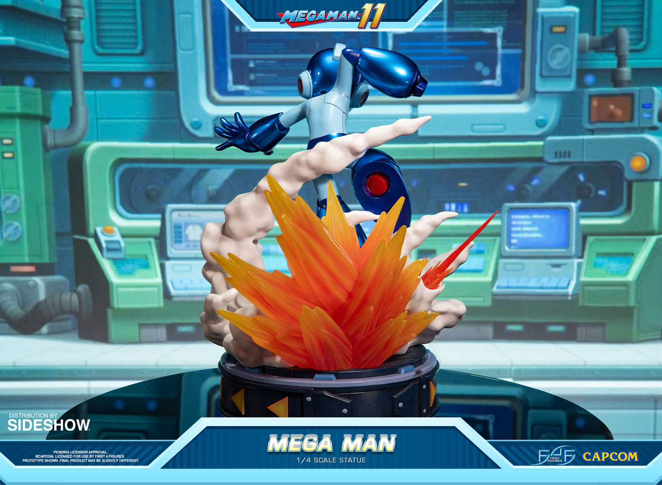 Mega Man 1/4 Scalse Statue
