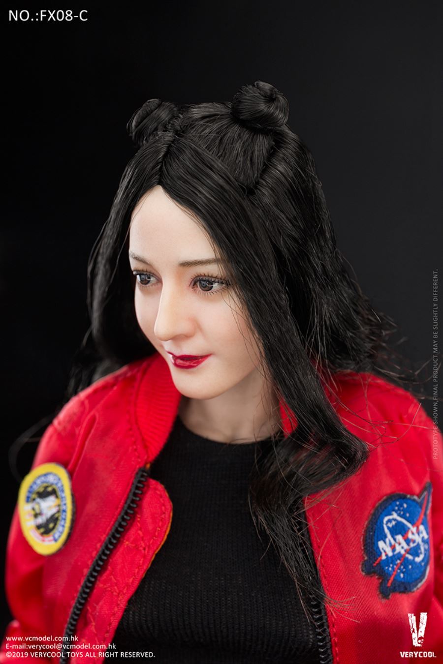 FX08-ABC 1/6 Asian beauty head carving VC3.0