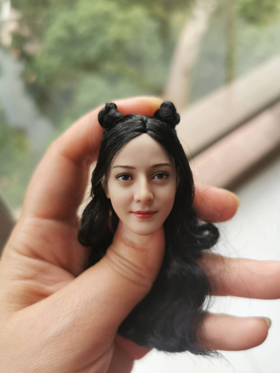 FX08-ABC 1/6 Asian beauty head carving VC3.0