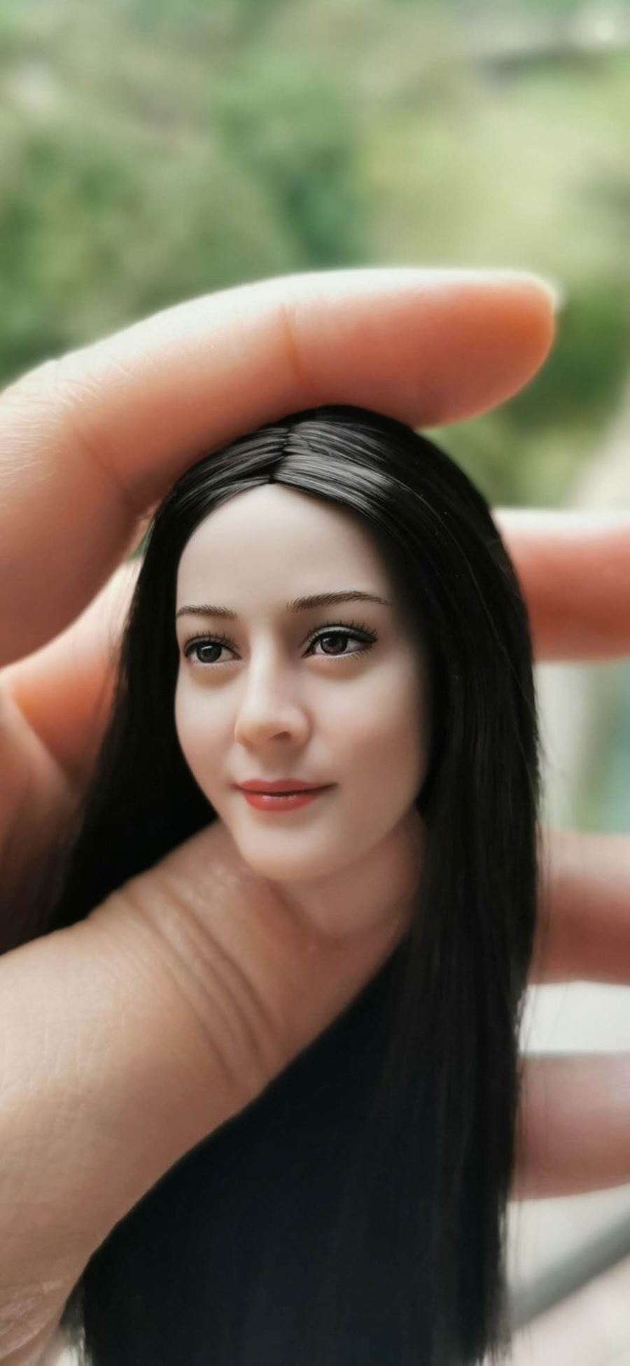 FX08-ABC 1/6 Asian beauty head carving VC3.0