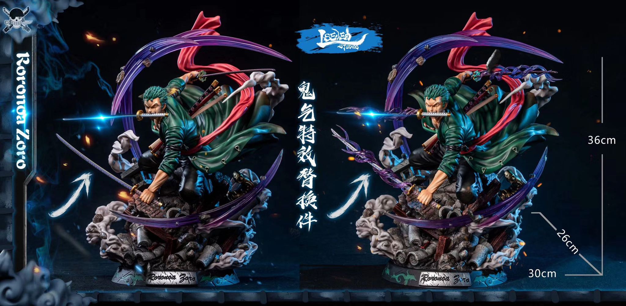 1/6 Scale Roronoa Zoro - ONE PIECE Resin Statue