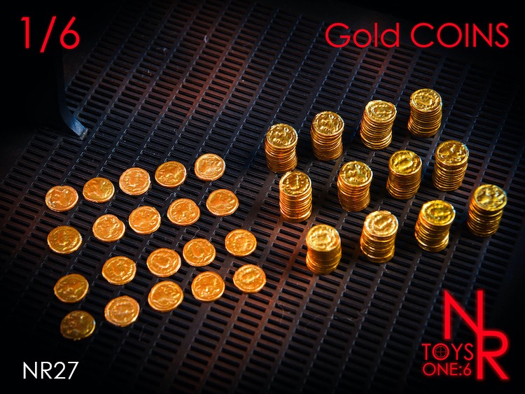 NR27 1/6 Gold Coin Accessory Bag