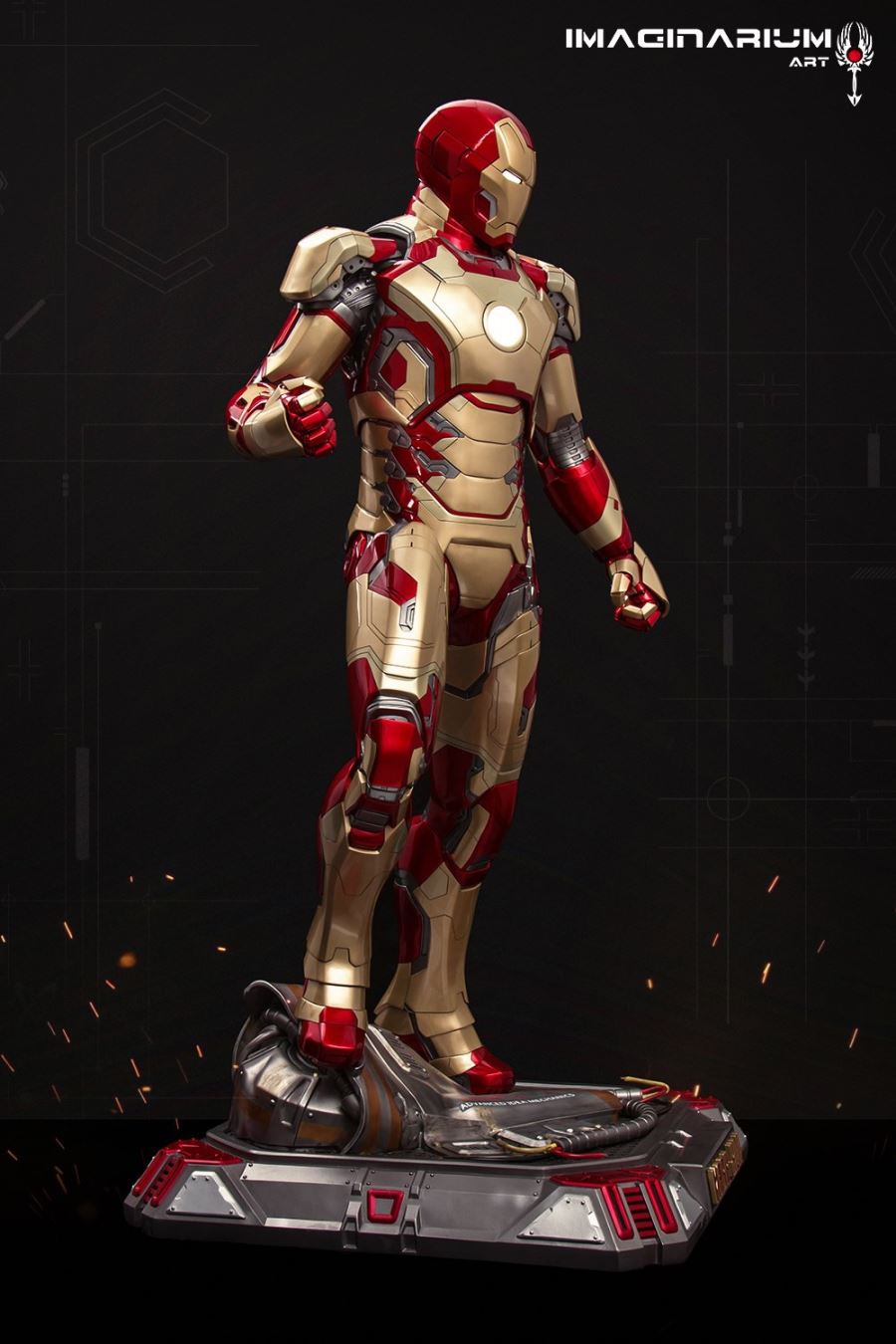 1/2 IRON MAN3 - Iron Man MK42 statue