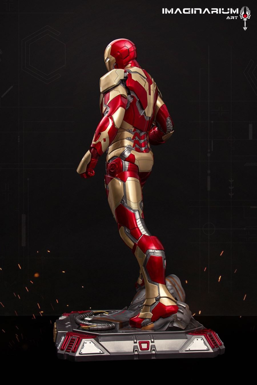 1/2 IRON MAN3 - Iron Man MK42 statue