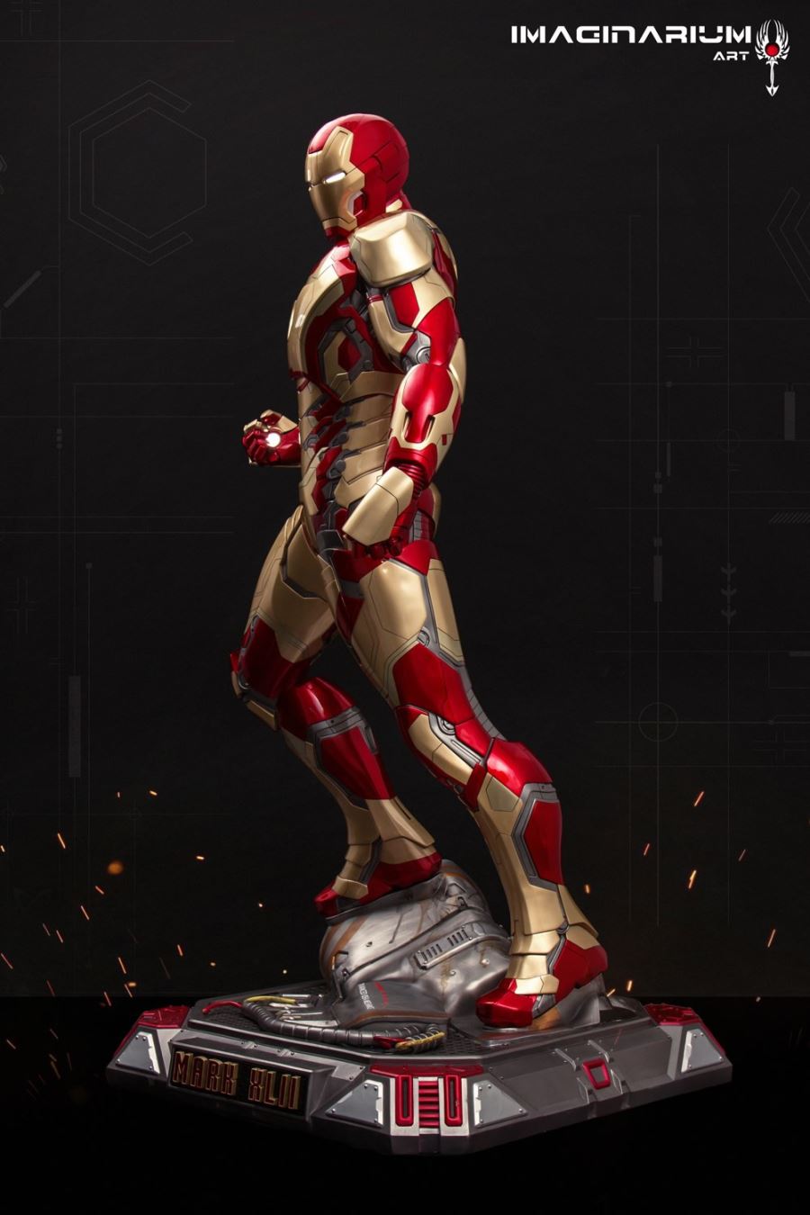 1/2 IRON MAN3 - Iron Man MK42 statue