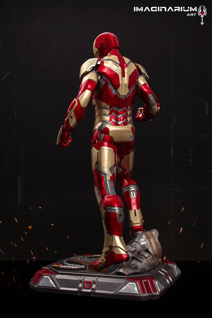1/2 IRON MAN3 - Iron Man MK42 statue