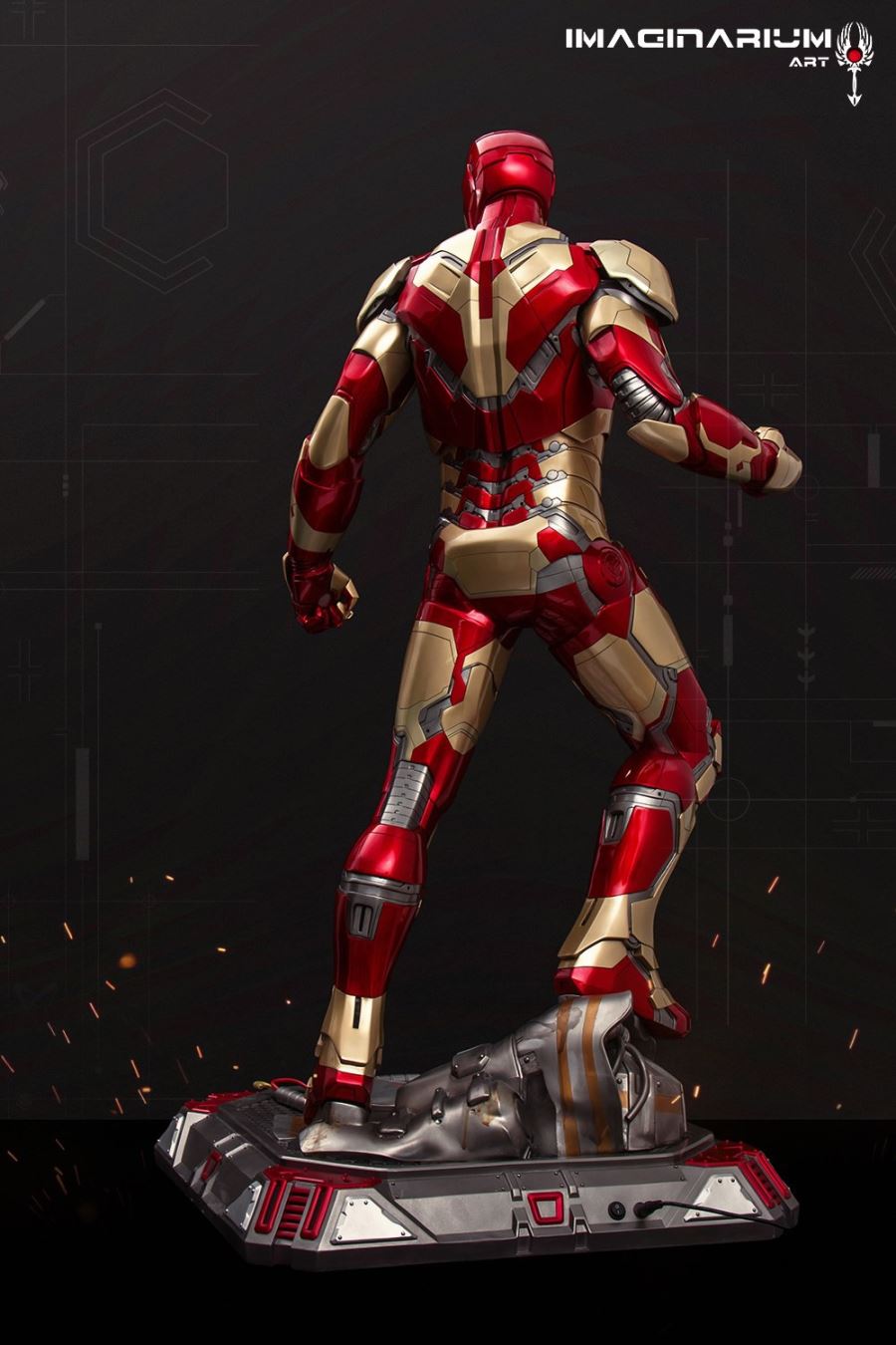1/2 IRON MAN3 - Iron Man MK42 statue