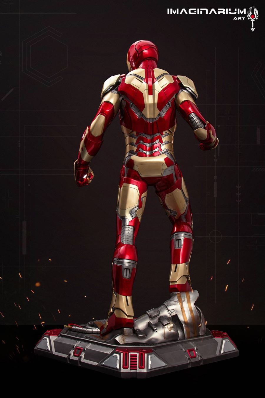 1/2 IRON MAN3 - Iron Man MK42 statue