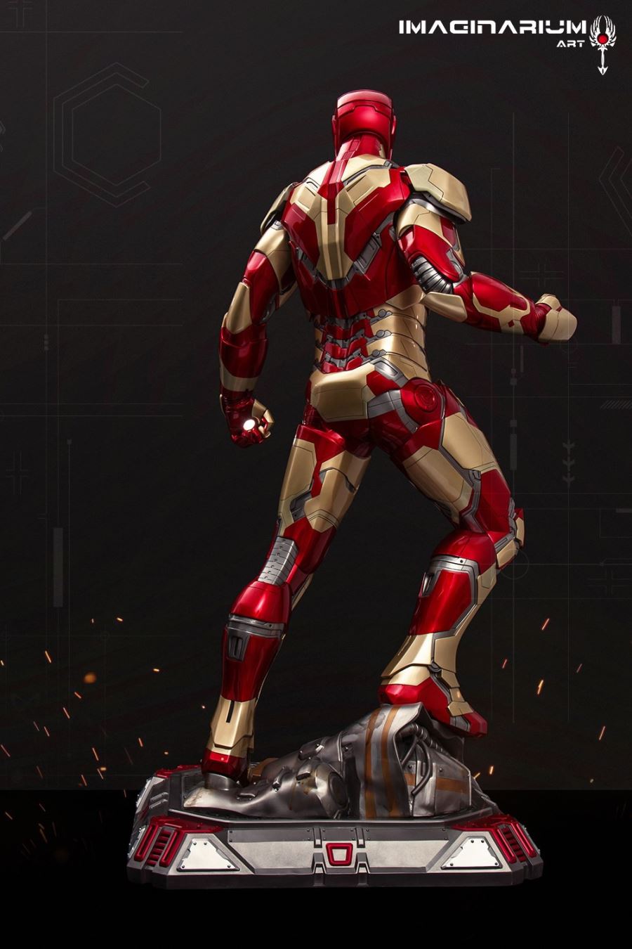 1/2 IRON MAN3 - Iron Man MK42 statue