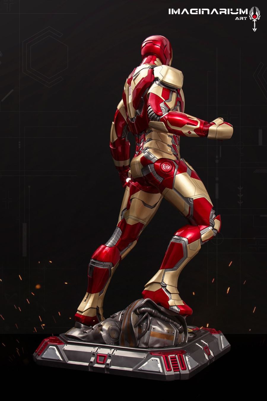 1/2 IRON MAN3 - Iron Man MK42 statue