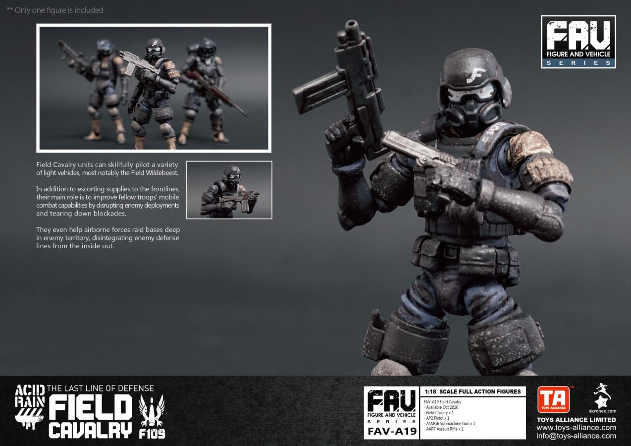 1/18 FAV-A19 ~ A22 Field Cavalry / Field Warfare / Sea Fleas / Field Magic Eye