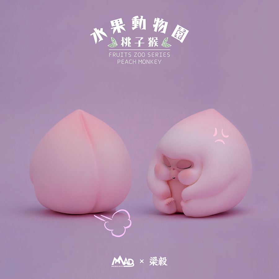 Fruit Zoo Peachy Monkey 8cm