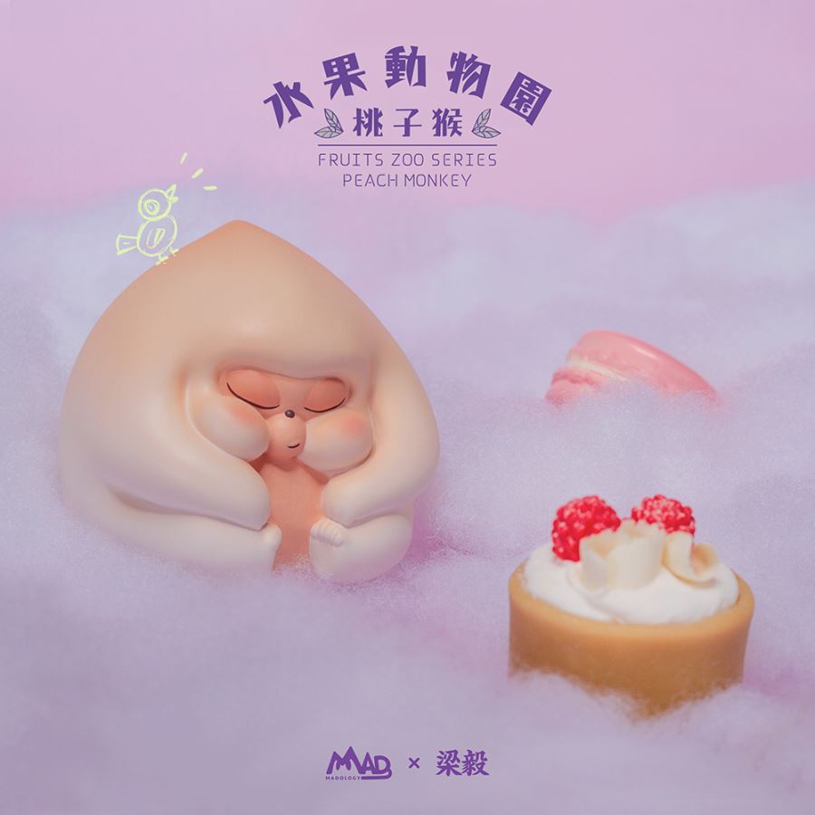 Fruit Zoo Peachy Monkey 8cm