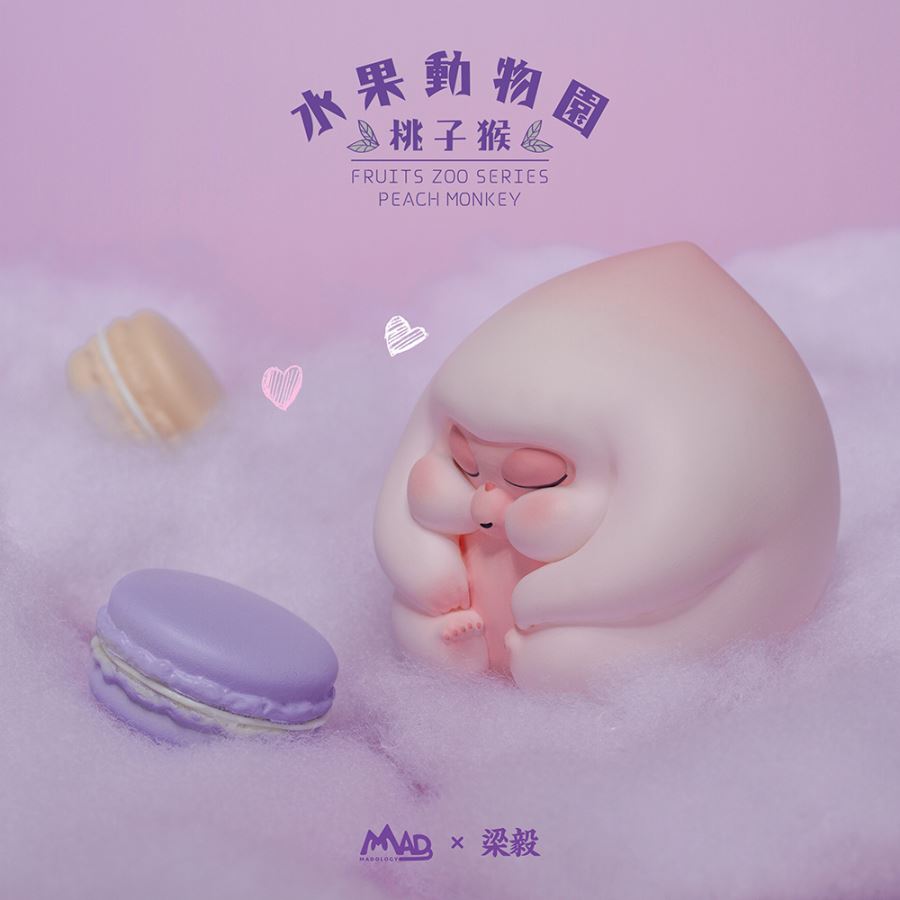 Fruit Zoo Peachy Monkey 8cm