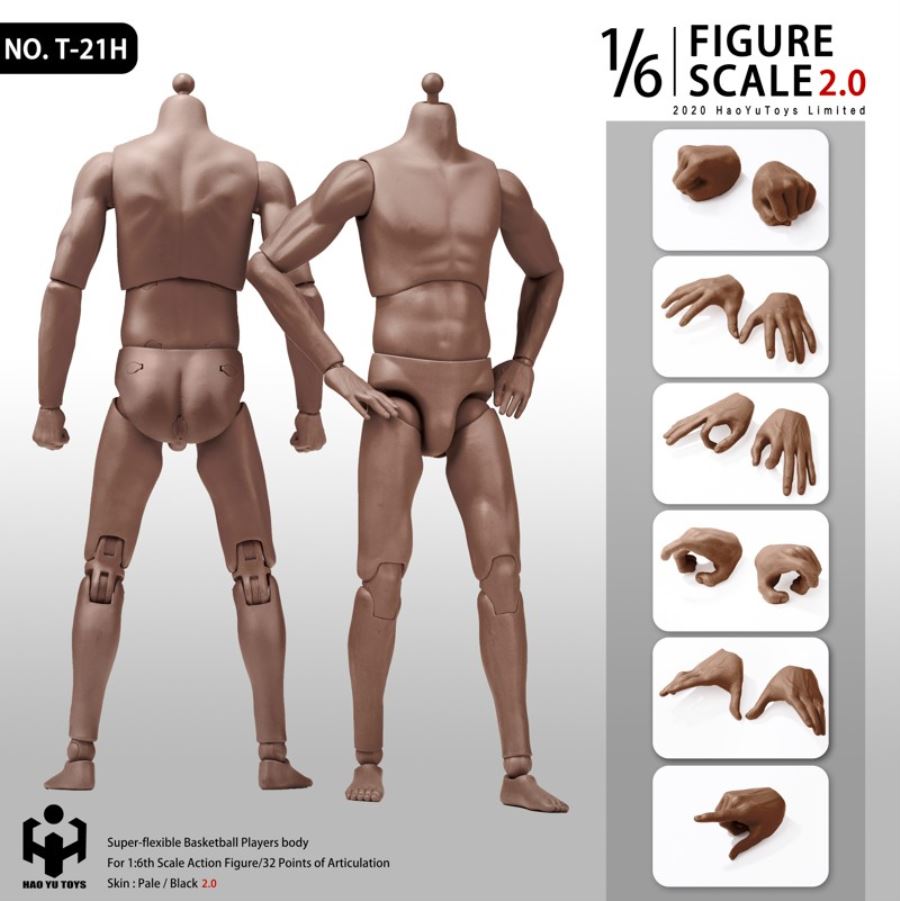 1/6 NEW2.0 Super Strong Sports male body