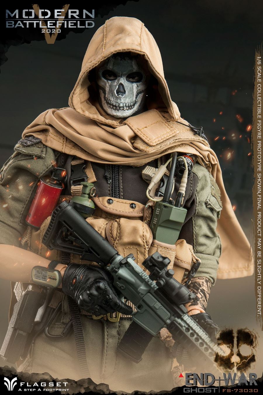 1/6 Doomsday War Series END WAR Death Squad-V ghost