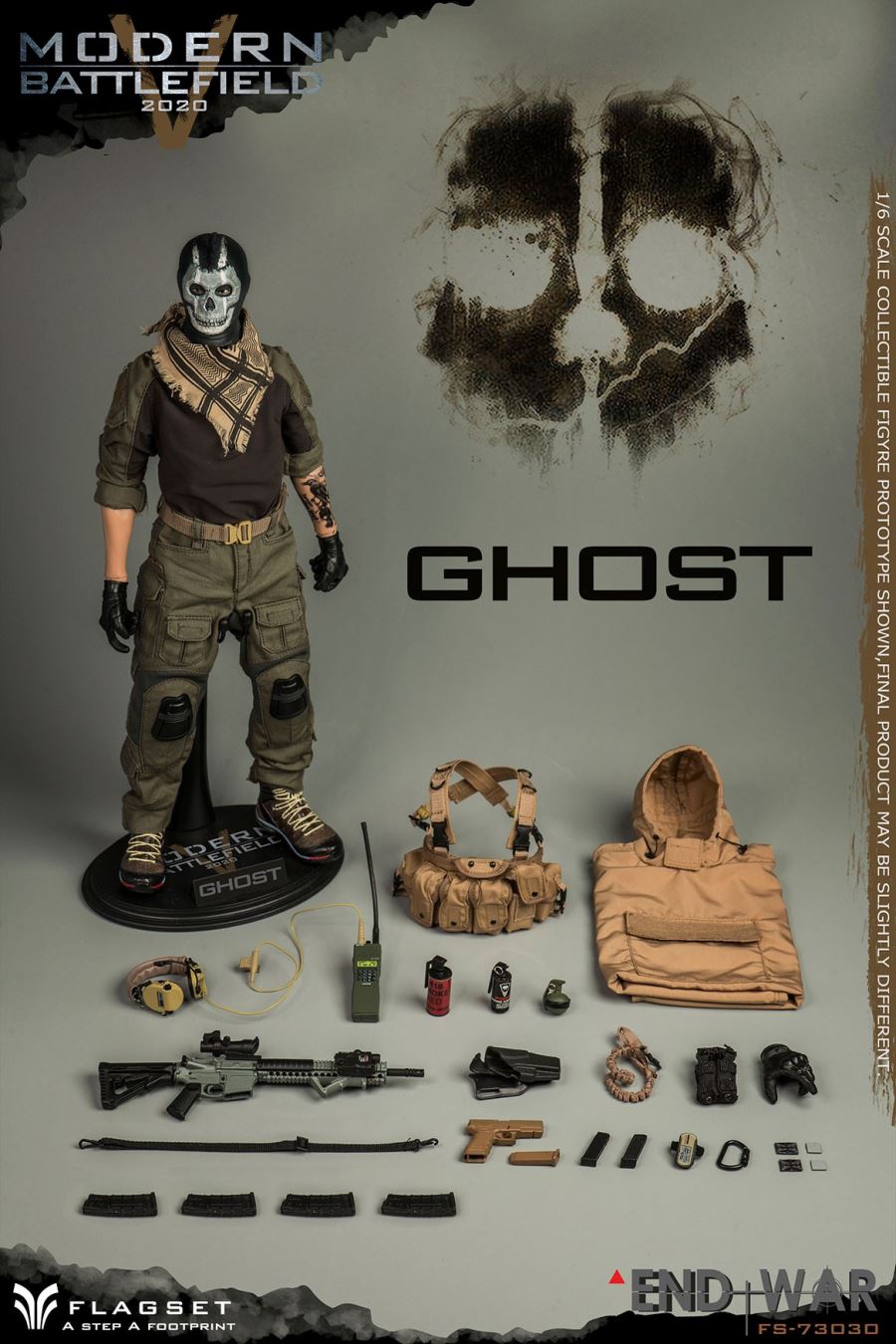 1/6 Doomsday War Series END WAR Death Squad-V ghost