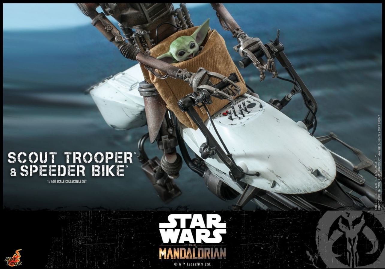 The Mandalorian Scout Trooper And Speeder Bike 1/6TH Scale Collectible Set