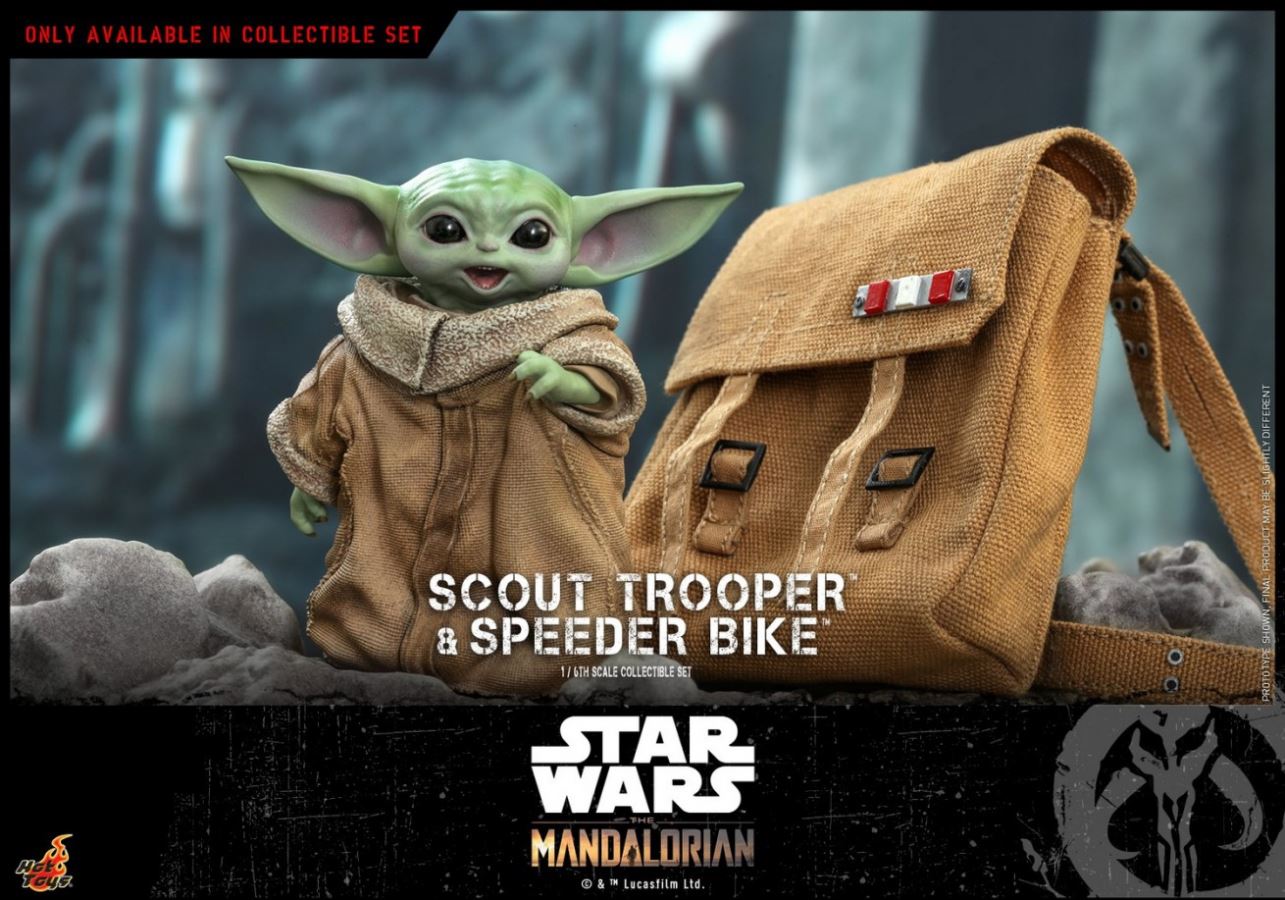 The Mandalorian Scout Trooper And Speeder Bike 1/6TH Scale Collectible Set