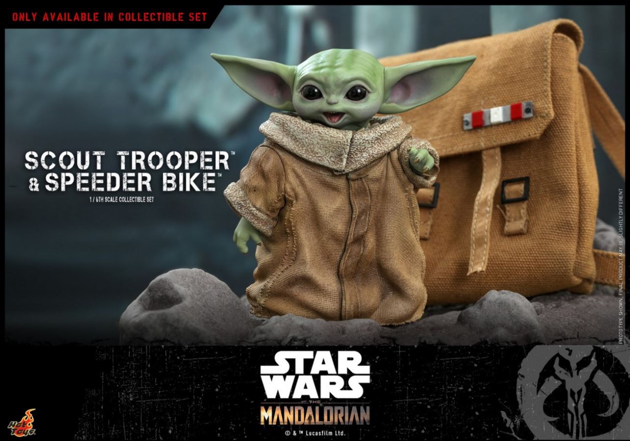 The Mandalorian Scout Trooper And Speeder Bike 1/6TH Scale Collectible Set