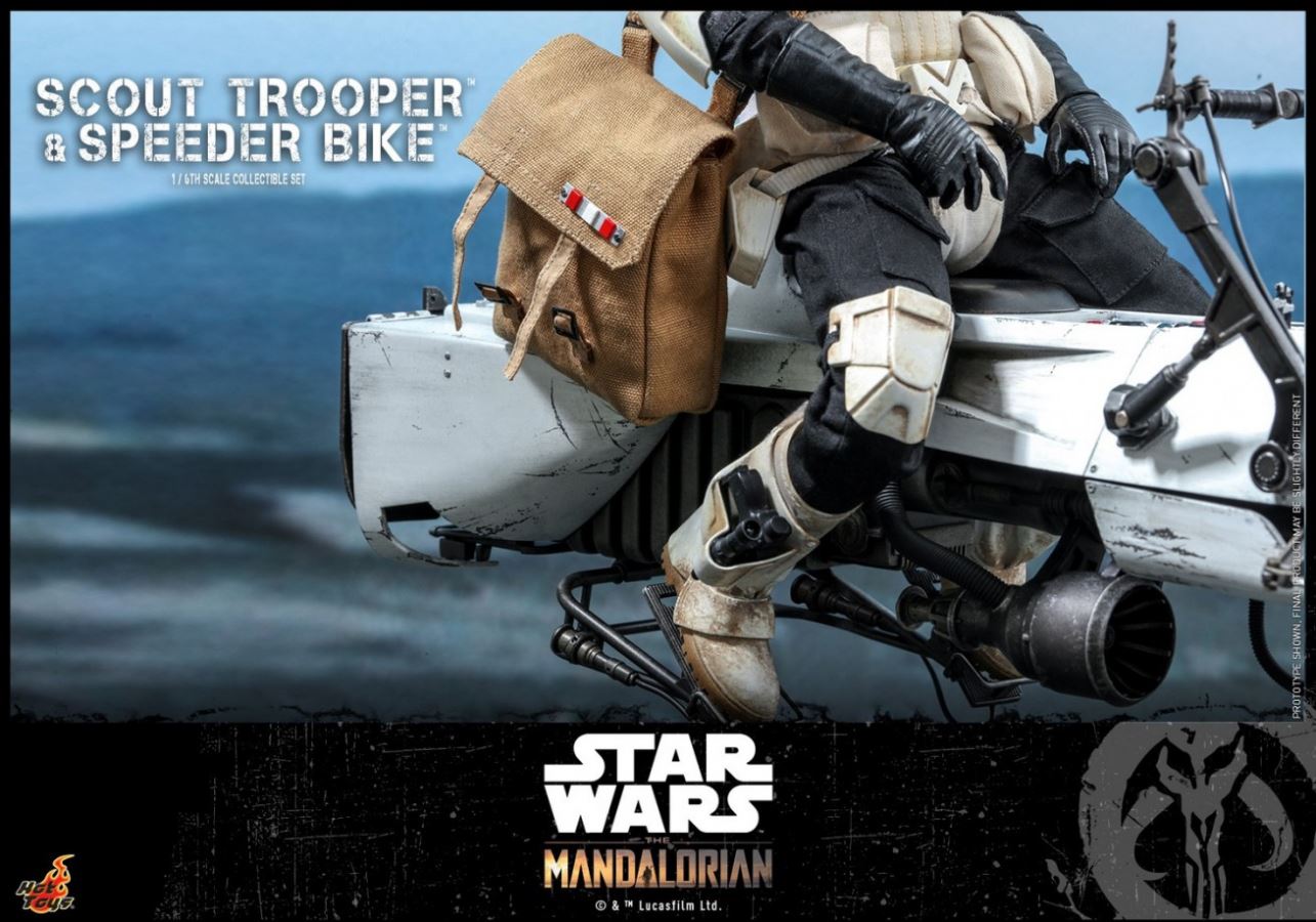 The Mandalorian Scout Trooper And Speeder Bike 1/6TH Scale Collectible Set