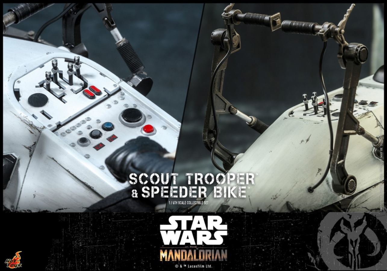 The Mandalorian Scout Trooper And Speeder Bike 1/6TH Scale Collectible Set