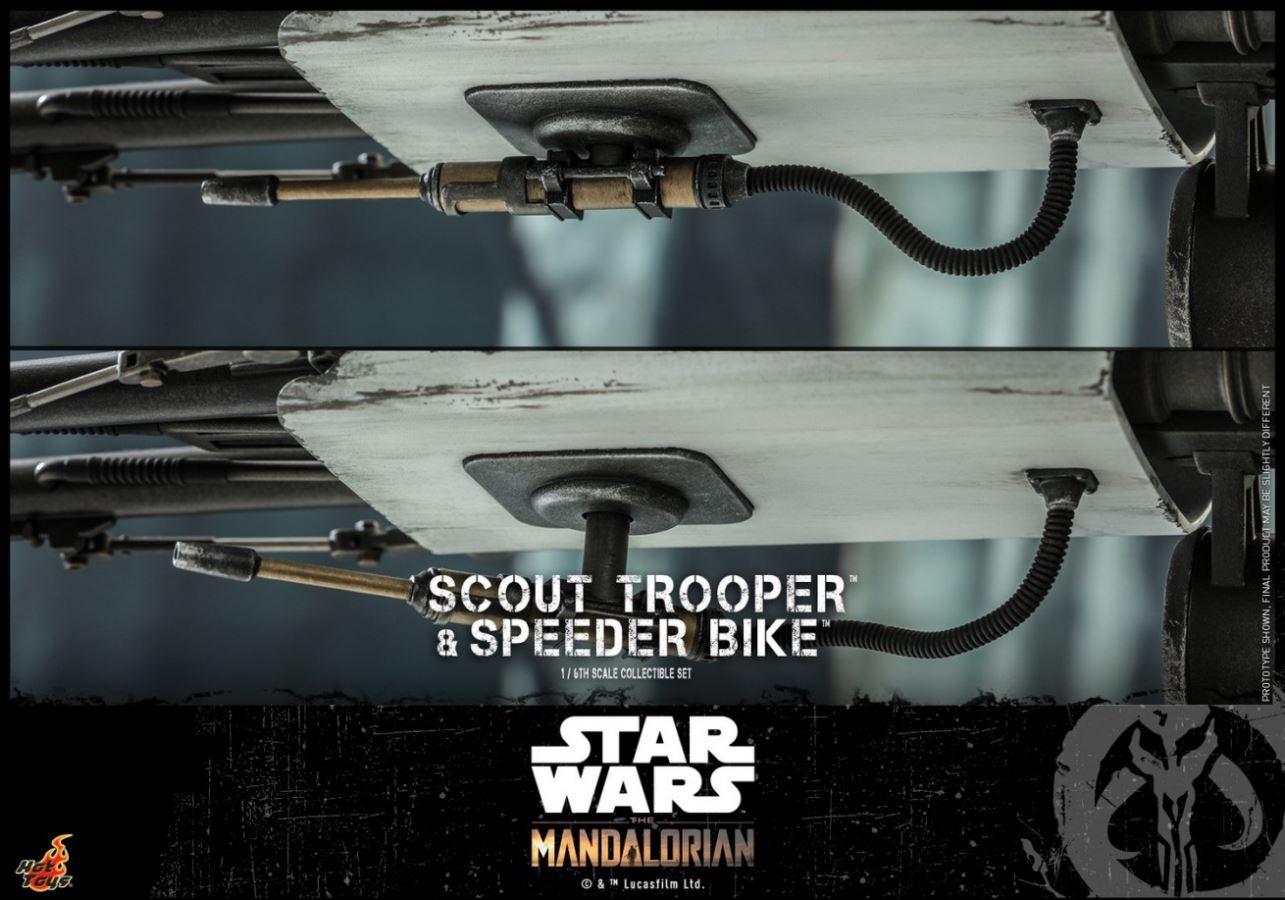 The Mandalorian Scout Trooper And Speeder Bike 1/6TH Scale Collectible Set