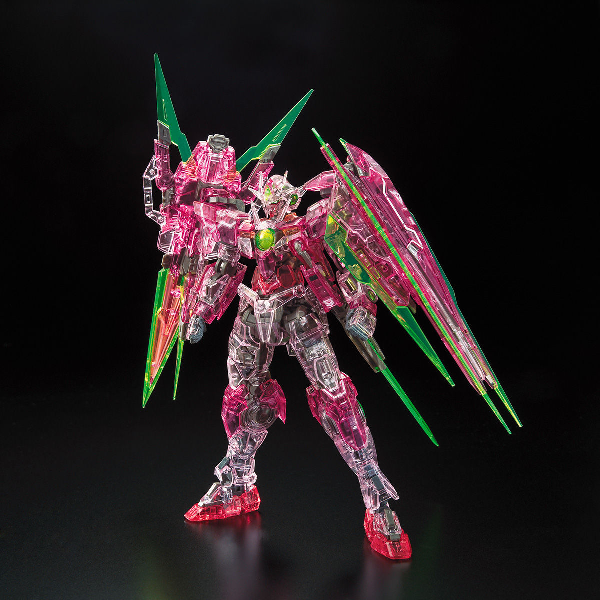 Mobile Suit Gundam 00V: Battlefield Record - GNT-0000 / FS 00 Qan [T] Full Saber -Trans-Am Clear- RG 1/144