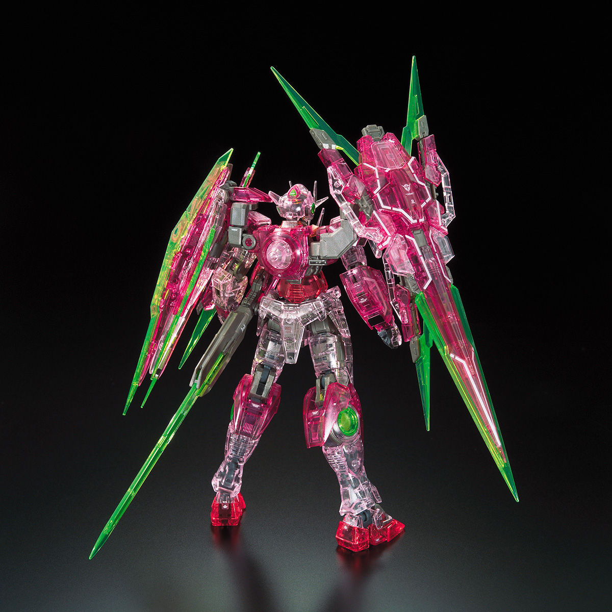 Mobile Suit Gundam 00V: Battlefield Record - GNT-0000 / FS 00 Qan [T] Full Saber -Trans-Am Clear- RG 1/144