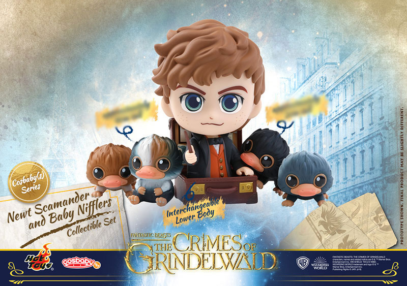 Cosbaby Fantastic Beasts:The Crimes of Grindelwald [Size S] - Newt Scamander & Baby Niffler
