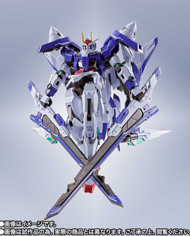 METAL ROBOT SPIRITS  Gundam OO Riser Seven Sword + GN Sword II Blaster Set
