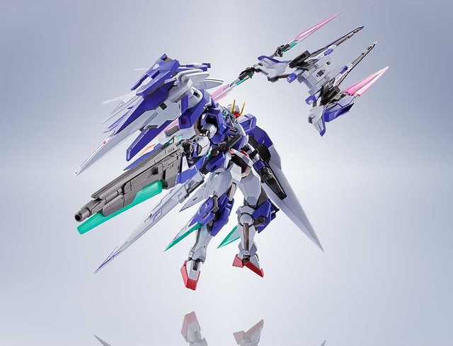 METAL ROBOT SPIRITS  Gundam OO Riser Seven Sword + GN Sword II Blaster Set