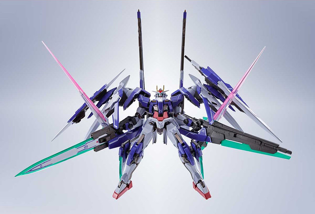 METAL ROBOT SPIRITS  Gundam OO Riser Seven Sword + GN Sword II Blaster Set