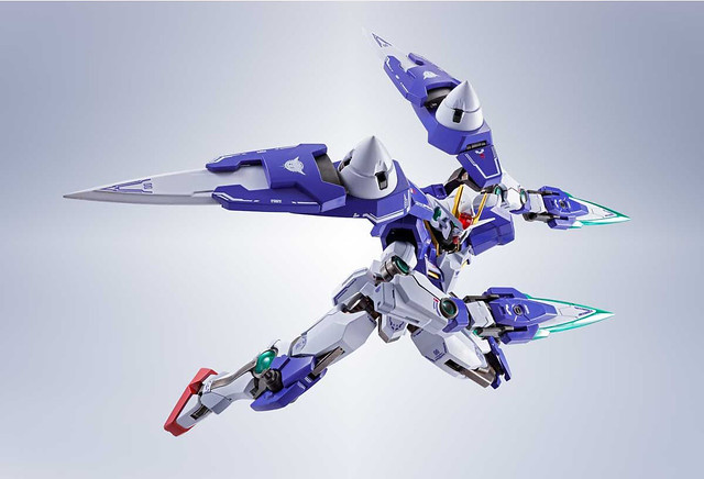 METAL ROBOT SPIRITS  Gundam OO Riser Seven Sword + GN Sword II Blaster Set