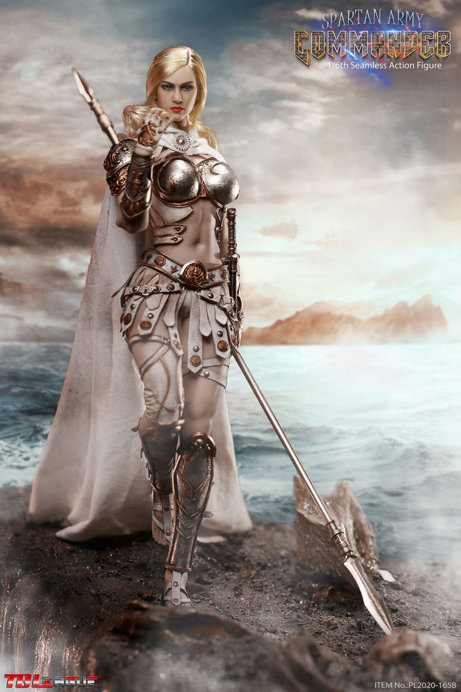 Spartan Army Commander 1/6 PL2020-165B (Silver Commander)