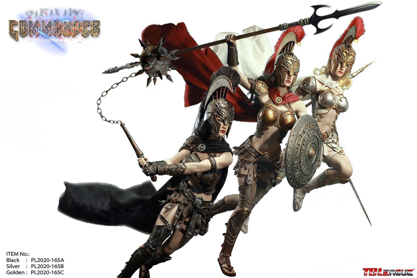 Spartan Army Commander 1/6 PL2020-165B (Silver Commander)