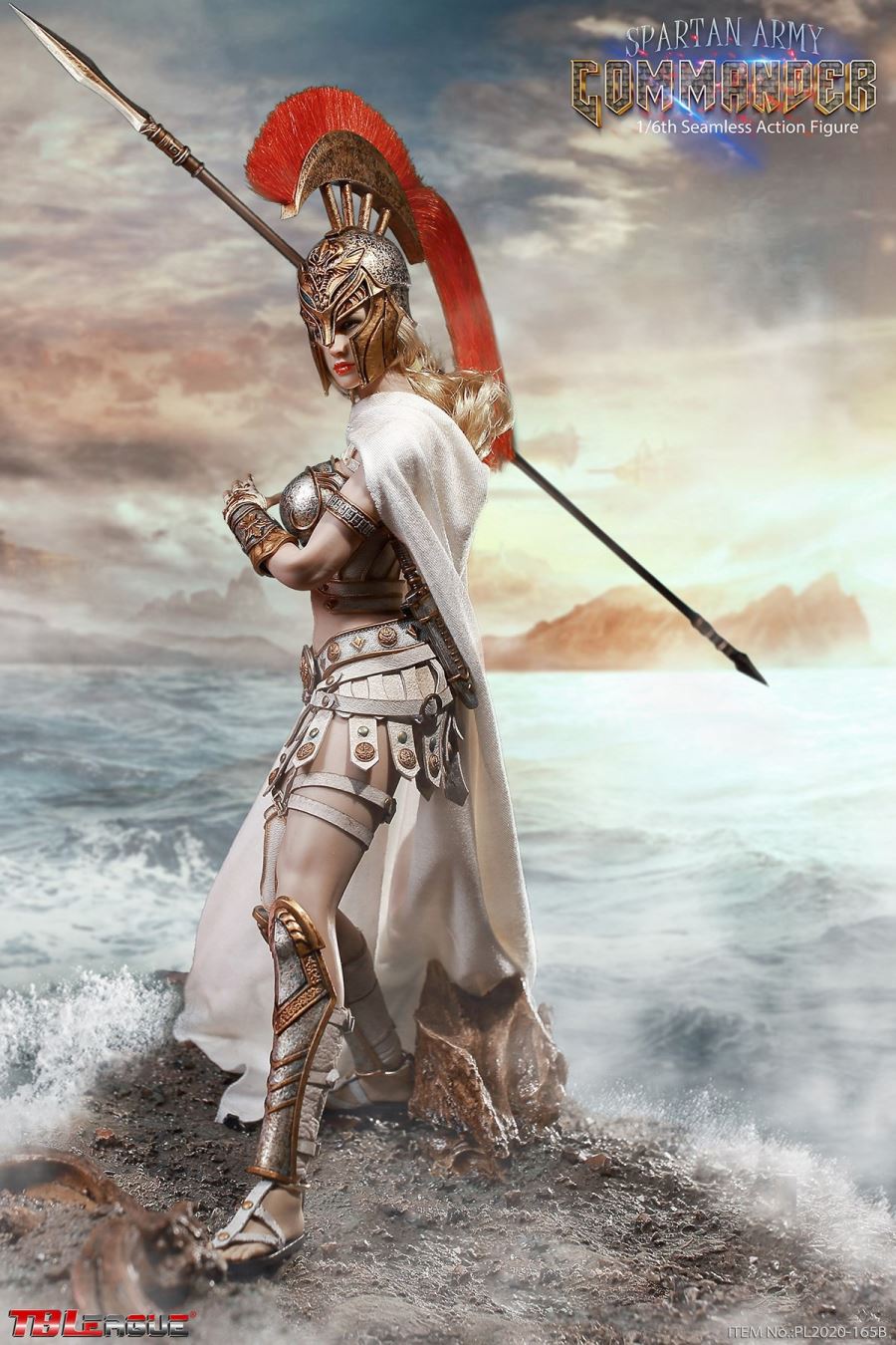 Spartan Army Commander 1/6 PL2020-165B (Silver Commander)